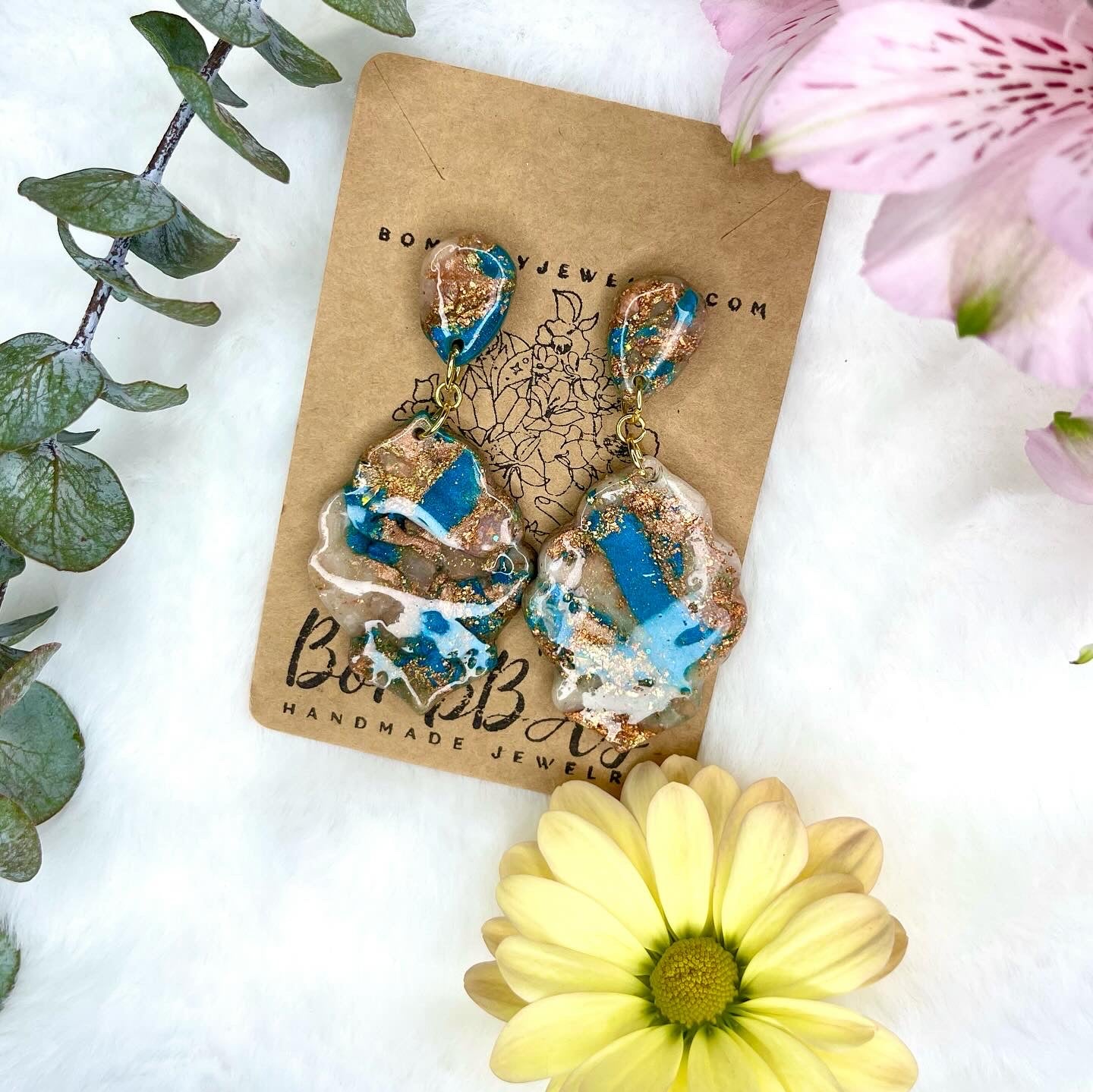 Cerulean Ice Sophi Double Dangles