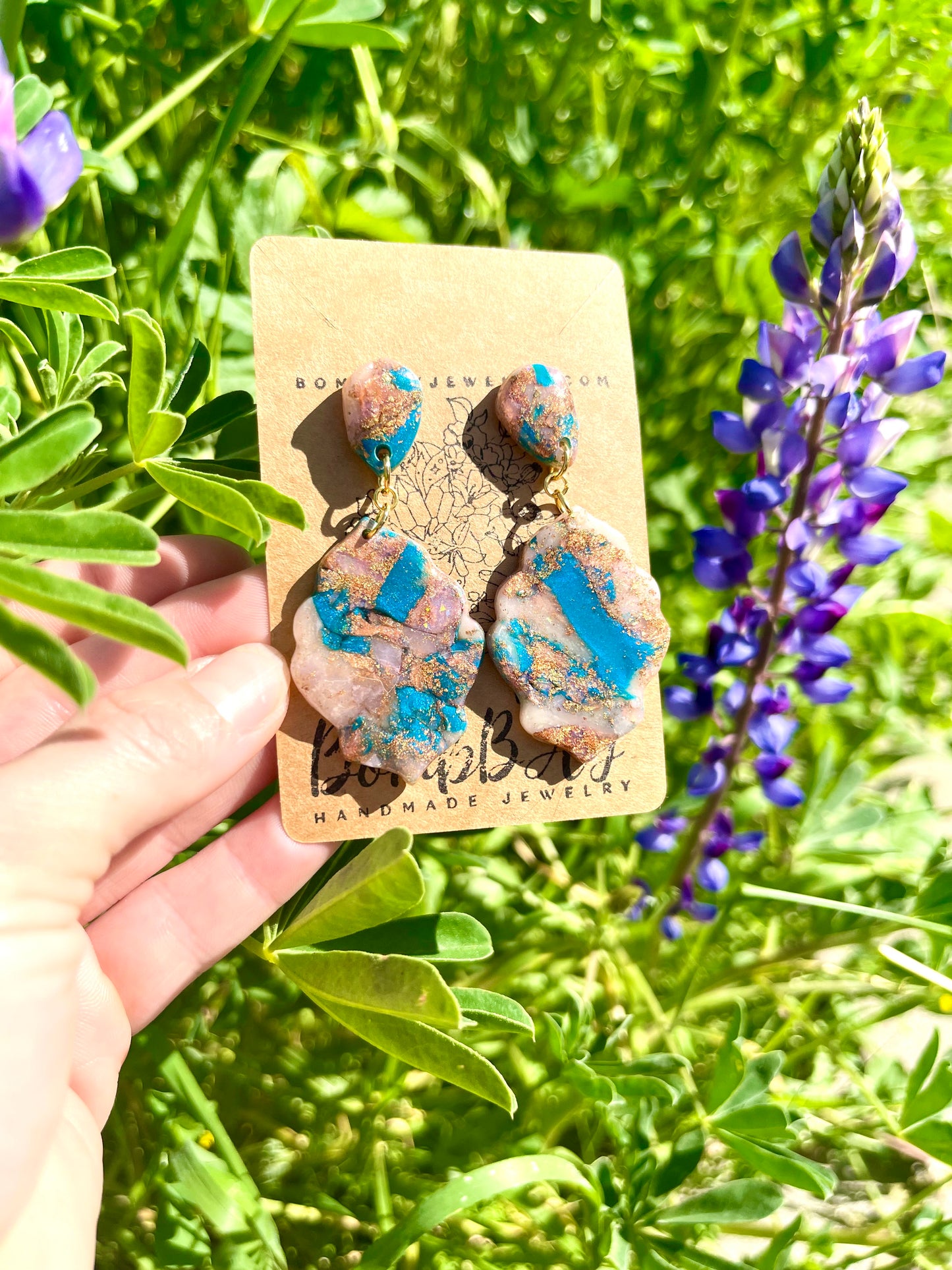 Cerulean Ice Sophi Double Dangles