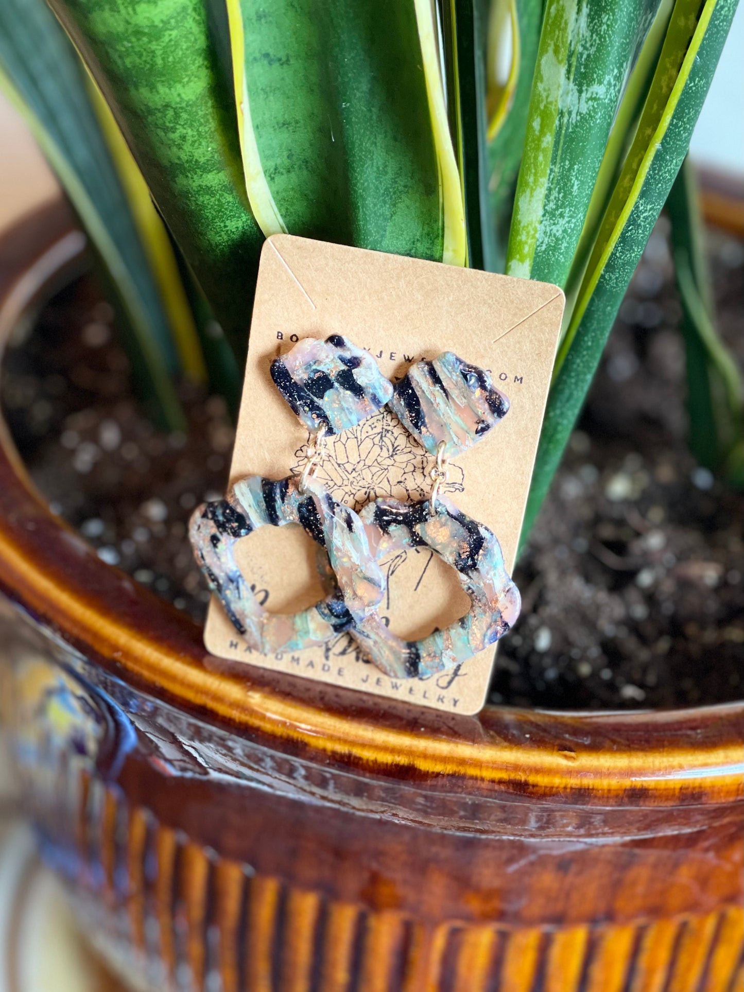 Kaleidoscope Eyes Sea Double Dangles