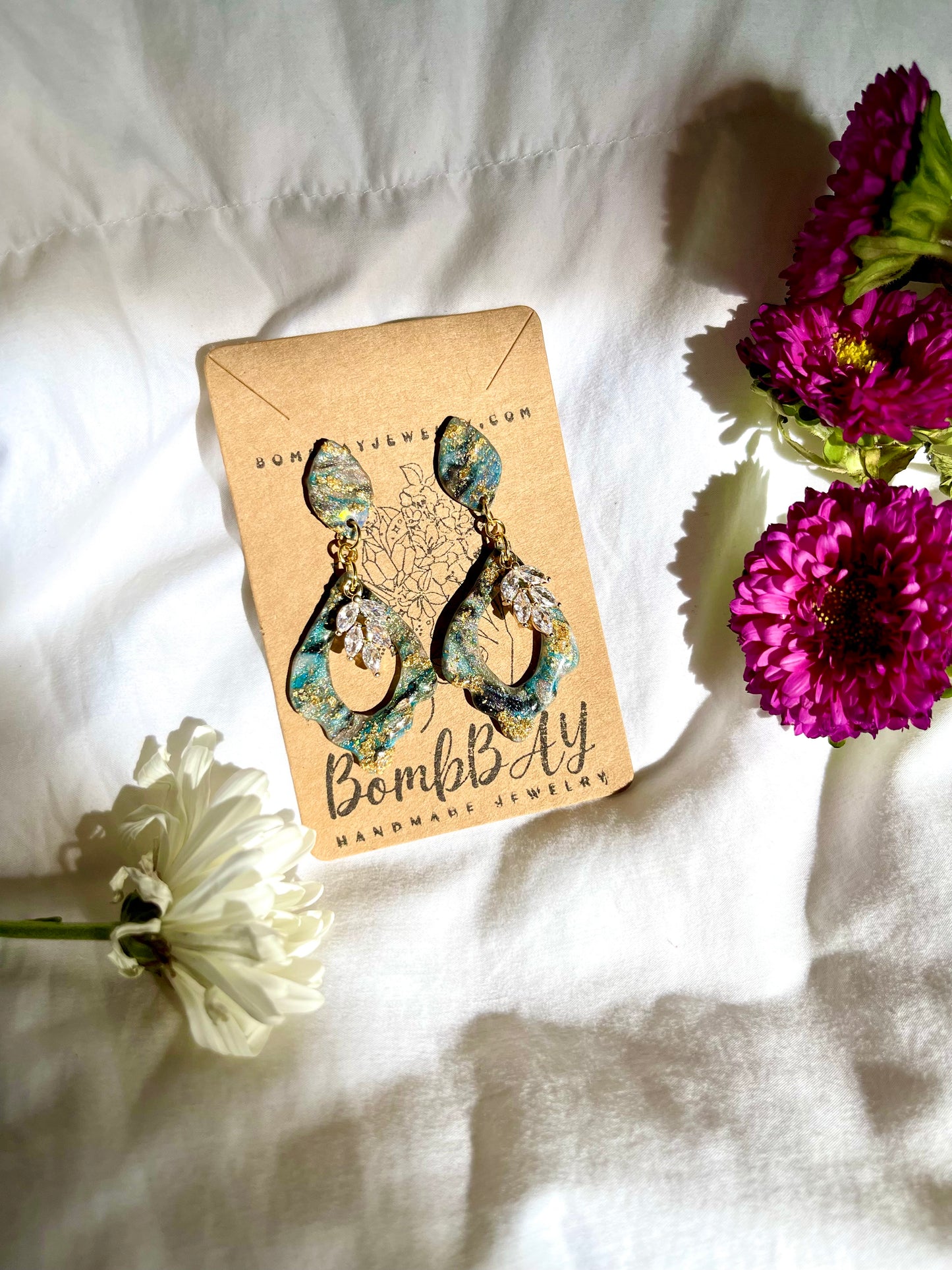 Glacial Earth Vintage Charmed Double Dangles