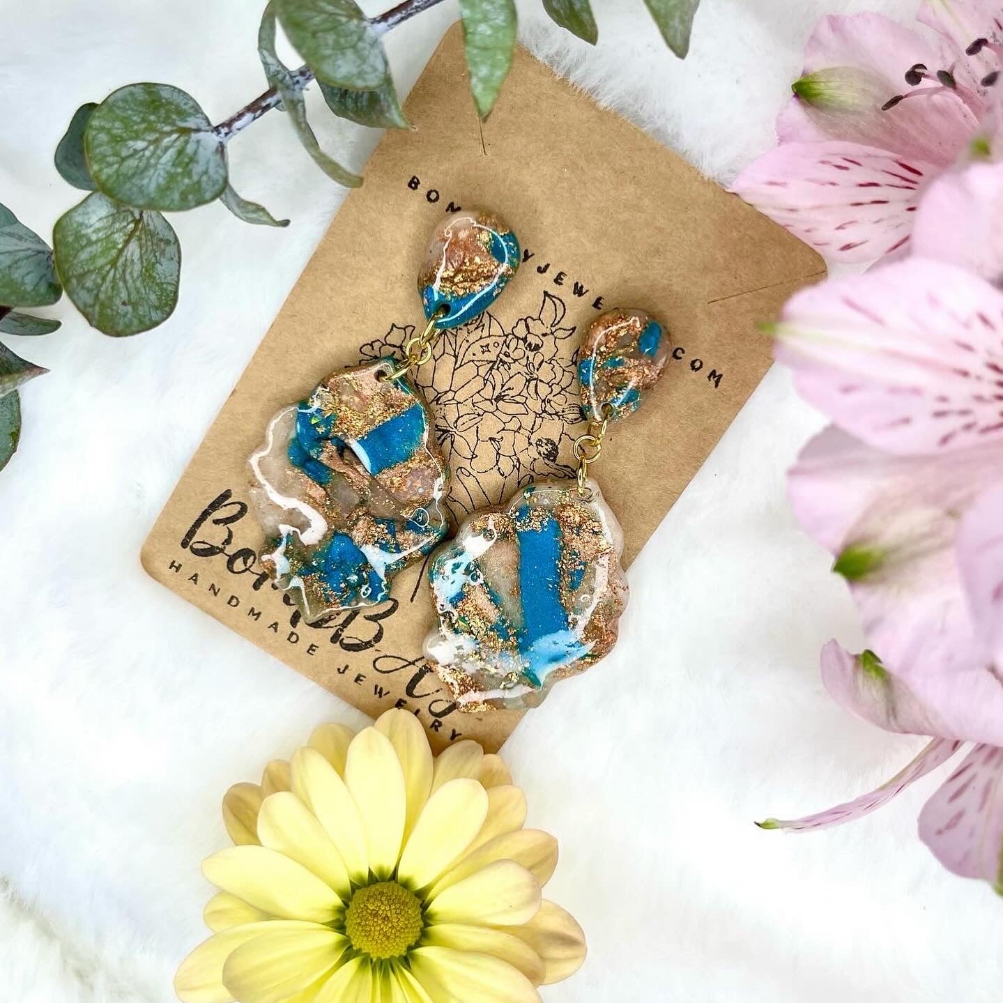 Cerulean Ice Sophi Double Dangles
