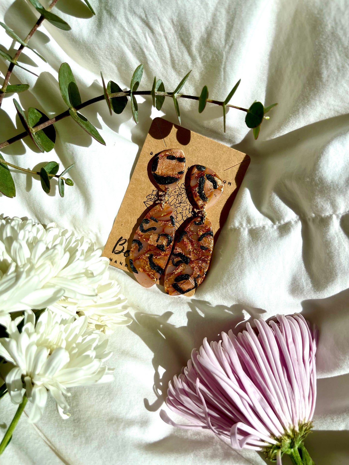 Panthera Pardus Terra Double Dangles