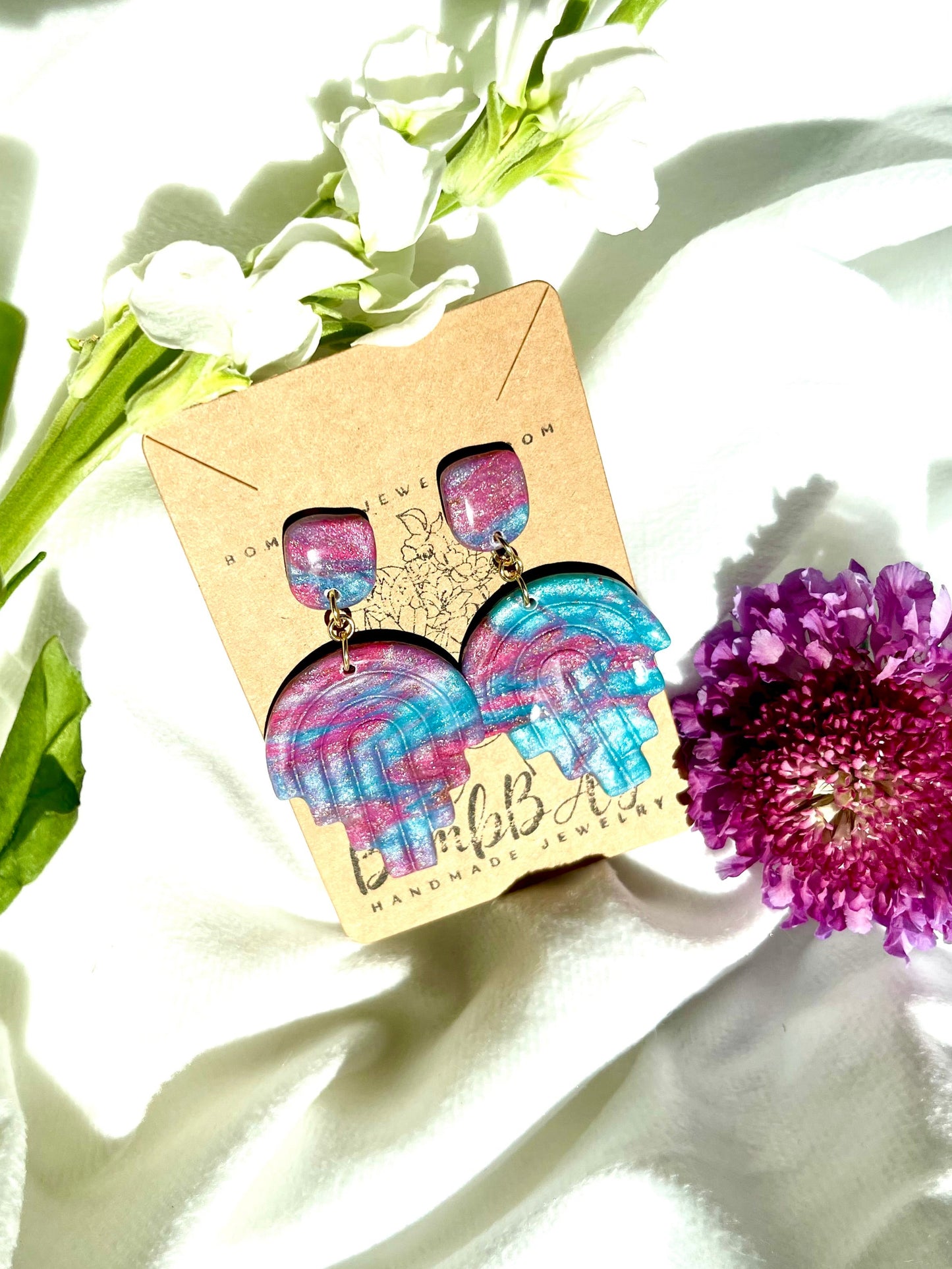 Cotton Candy Crush Aztec Double Dangles