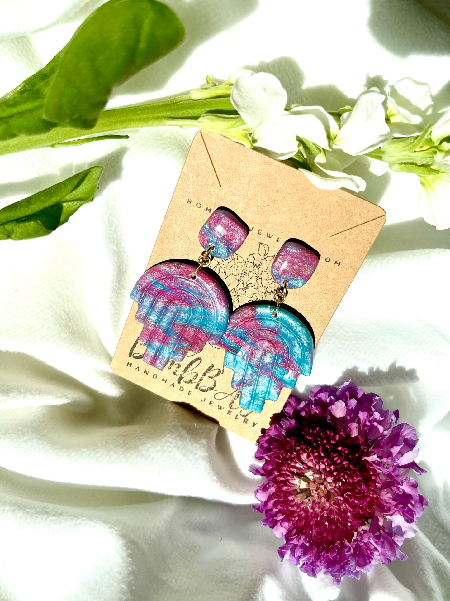 Cotton Candy Crush Aztec Double Dangles