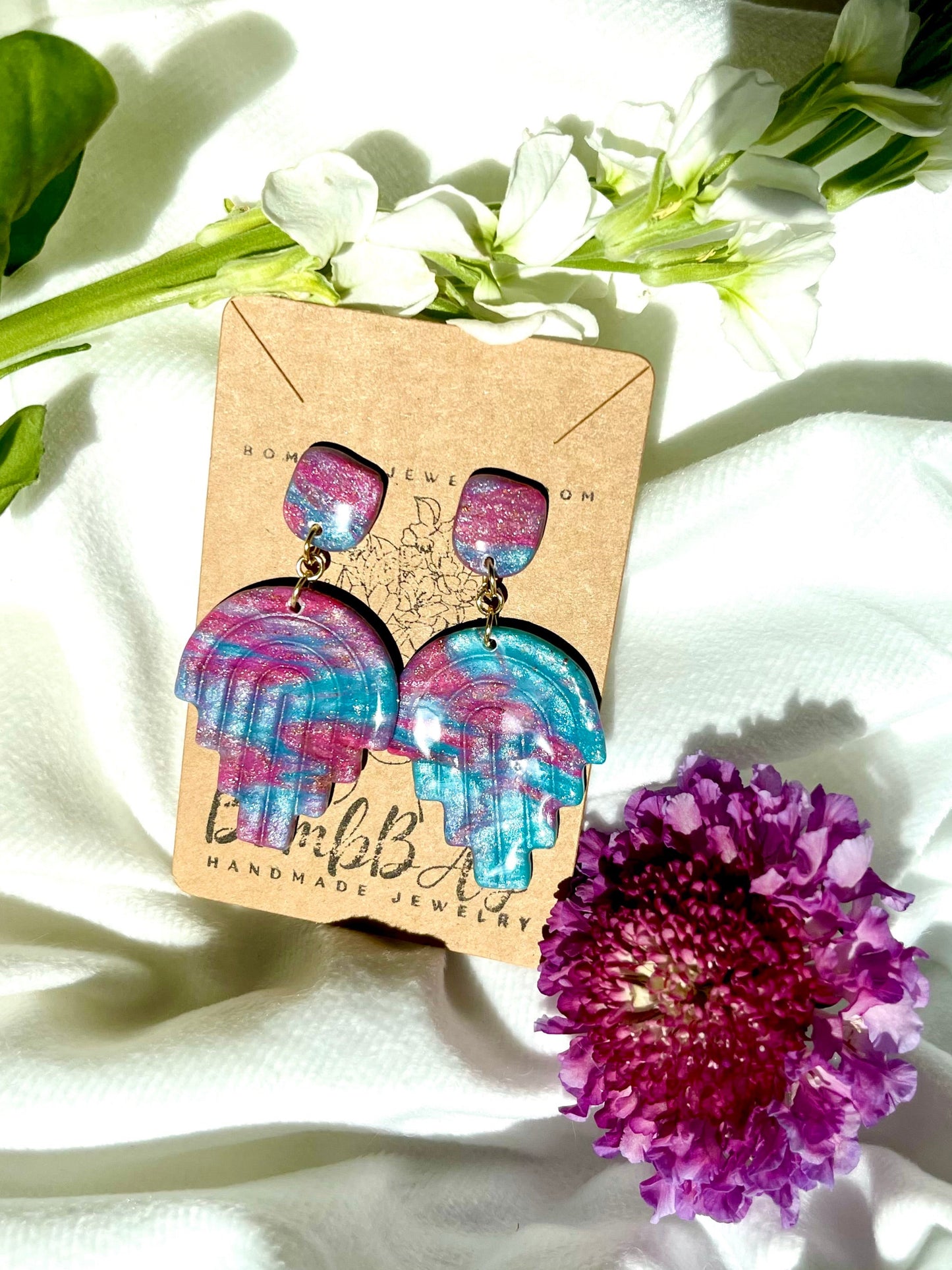 Cotton Candy Crush Aztec Double Dangles